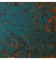 Esperluette, ampersand : lettre déco en métal blue vintage