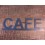 Mot décoratif en acier CAFÉ