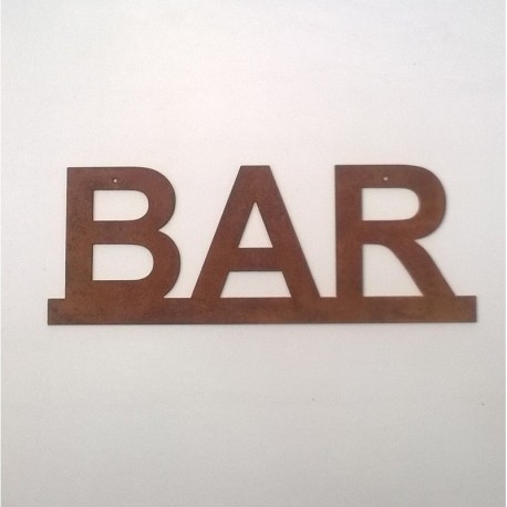 Mot décoration bar- Mot lettre - decoration mot bar