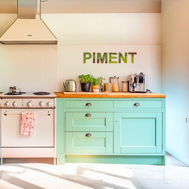 Lettres décoratives pour décoration cuisine