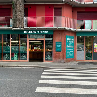 Lettres enseigne magasin